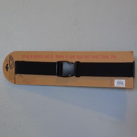 Fit Zip Adjustable Waist Pack Pouch Expandable Reflective Safety Zipper Gray - Picture 3 of 5